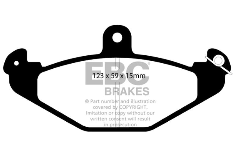 EBC 92-00 Dodge Viper 8.0 Redstuff Rear Brake Pads - Order Your Parts - اطلب قطعك