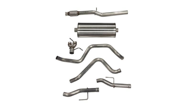 Corsa 2019 Chevrolet Silverado / GMC SIerra 1500 3in Sport Cat-Back Dual Rear Exit - Order Your Parts - اطلب قطعك