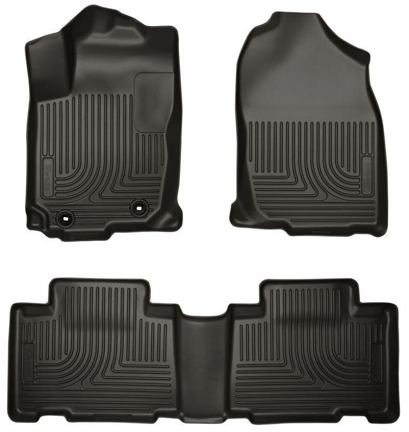 Husky Liners 15 Toyota Corolla Weatherbeater Black Front & 2nd Seat Floor Liners - Order Your Parts - اطلب قطعك