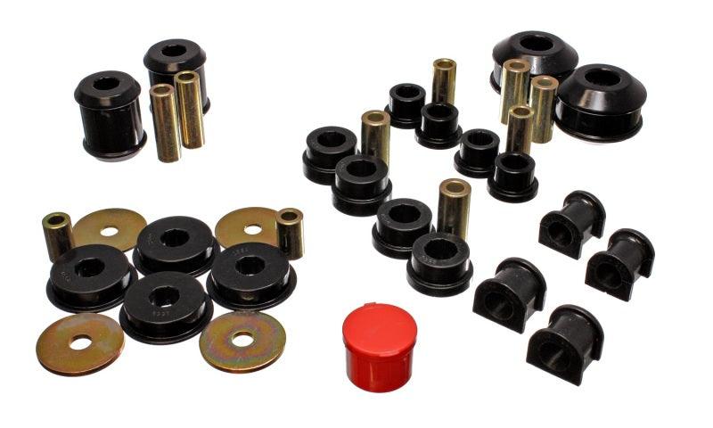 Energy Suspension 03-05 Mitsubishi Lancer EVO 8 Black Hyper-flex Master Bushing Set - Order Your Parts - اطلب قطعك