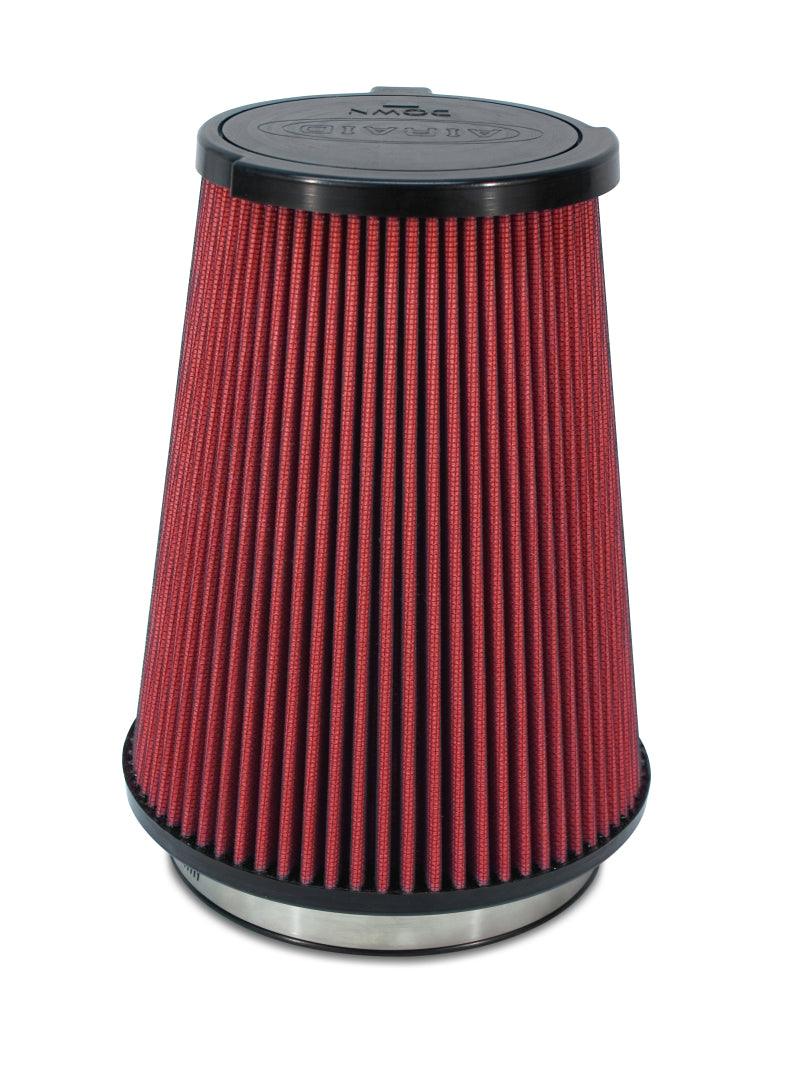 Airaid 10-14 Ford Mustang Shelby 5.4L Supercharged Direct Replacement Filter - Oiled / Red Media - Order Your Parts - اطلب قطعك