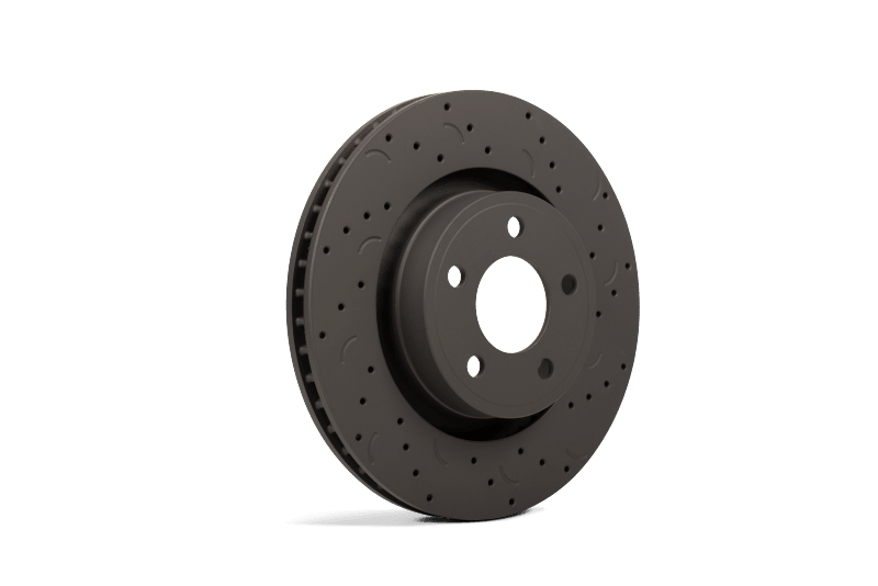 Hawk Talon 2015 Ford Mustang 320mm w/ performance pkg. Drilled and Slotted Rear Brake Rotor Set - Order Your Parts - اطلب قطعك