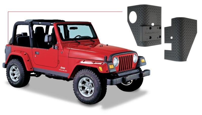 Bushwacker 97-06 Jeep Wrangler Trail Armor Rear Corners - Black - Order Your Parts - اطلب قطعك