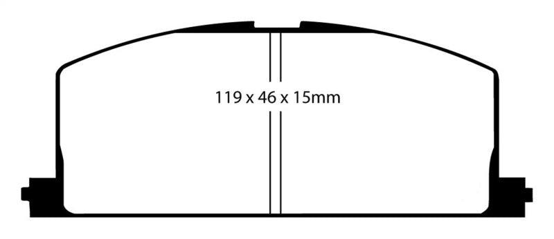 EBC 83-86 Toyota Camry 2.0 Redstuff Front Brake Pads - Order Your Parts - اطلب قطعك