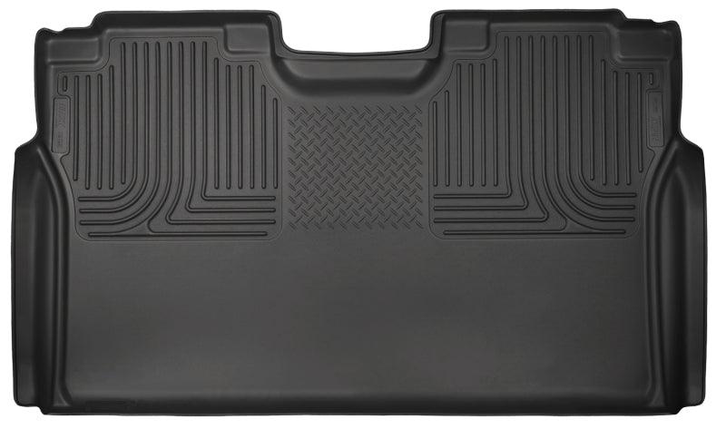 Husky Liners 15-23 Ford F-150 SuperCrew Cab WeatherBeater Black 2nd Seat Floor Liner - Order Your Parts - اطلب قطعك