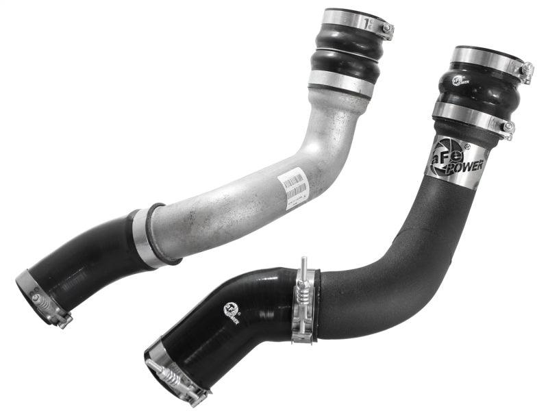 aFe BladeRunner 3in Black Intercooler Tubes Hot & Cold Side Kit for 13-14 Dodge RAM Diesel 6.7L (td) - Order Your Parts - اطلب قطعك