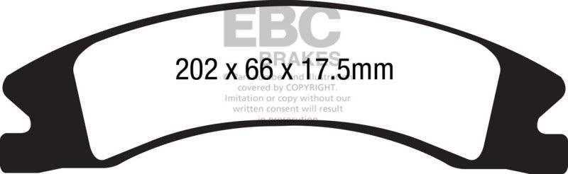 EBC 15+ Cadillac Escalade Ext/Esv 6.2 2WD Yellowstuff Front Brake Pads - Order Your Parts - اطلب قطعك