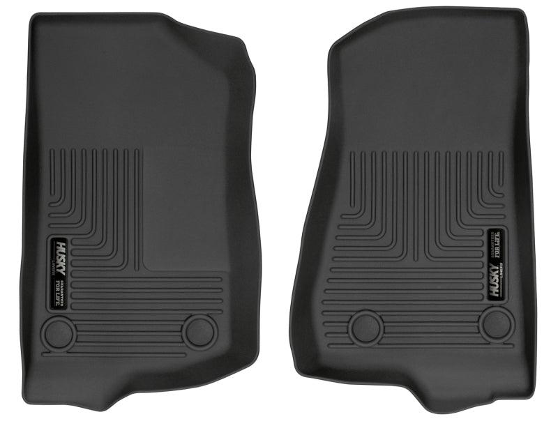 Husky Liners 19-24 Jeep Wrangler JL/JLU WeatherBeater Front Row Black Floor Liners - Order Your Parts - اطلب قطعك