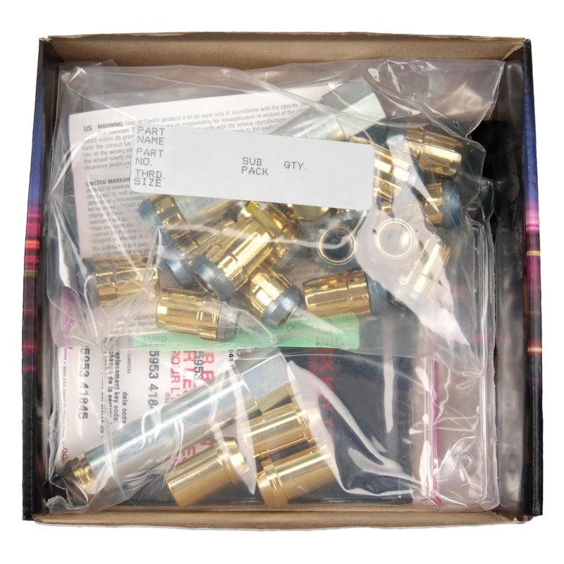 McGard SplineDrive Tuner 5 Lug Install Kit w/Locks & Tool (Cone) M12X1.25 / 13/16 Hex - Gold - Order Your Parts - اطلب قطعك