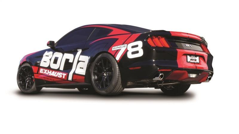 Borla Atak Cat-Back 15-17 Ford Mustang GT 5.0L V8 MT/AT 3in pipe 4in tip - Order Your Parts - اطلب قطعك