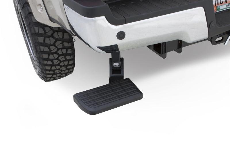 AMP Research 17-22 Ford F-250/350/450 SprDty (450 w/No Vib. Damp Installed) Driv. Side BedStep - Blk - Order Your Parts - اطلب قطعك