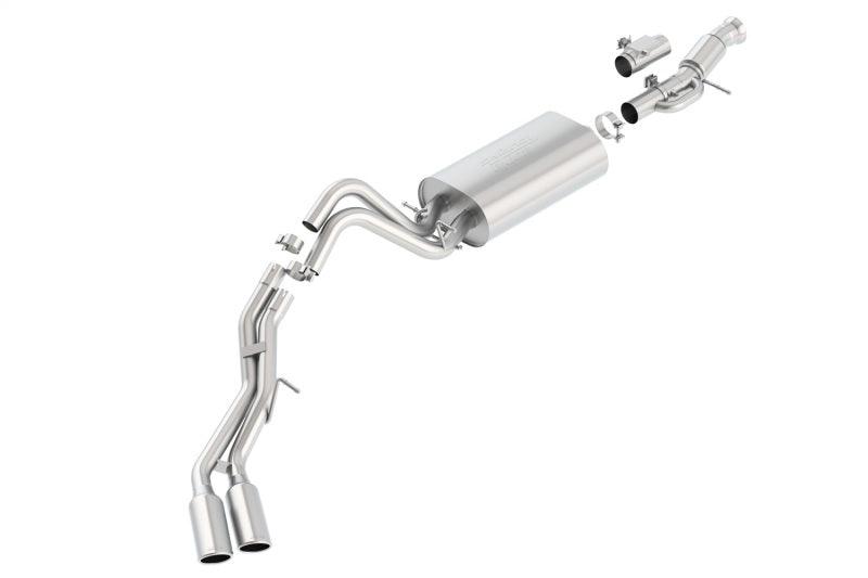 Borla Touring Cat Back 15-16 GMC Denali 6.2L V8 2.75in, 2.25in Dual Same Side Exit 4in Tips Exhaust - Order Your Parts - اطلب قطعك