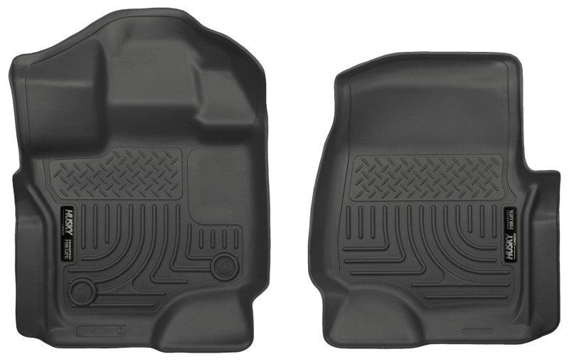 Husky Liners 15-23 Ford F-150 Super/Super Crew Cab WeatherBeater Black Front Floor Liners - Order Your Parts - اطلب قطعك