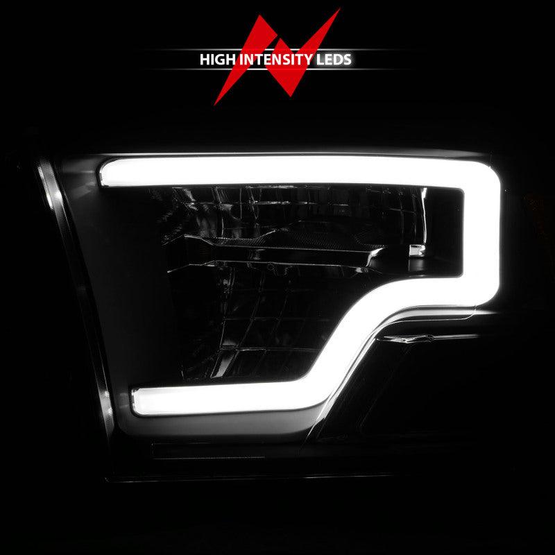 ANZO 2009-2020 Dodge Ram 1500 Full LED Square Projector Headlights w/ Chrome Housing Black Amber - Order Your Parts - اطلب قطعك