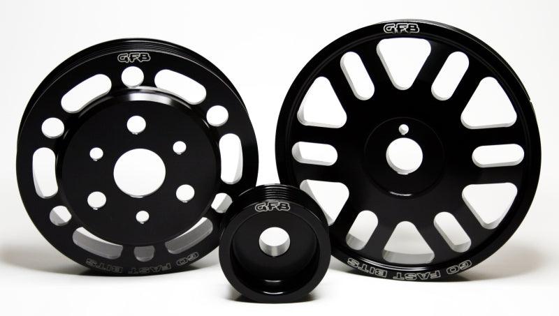 GFB 13 Subaru BRZ / 13 Scion FR-S 3 Pc L/W Pulley Kit (Inc Crank/Alternator/Water Pump Pulleys) - Order Your Parts - اطلب قطعك