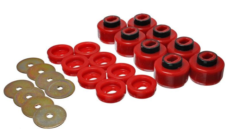 Energy Suspension 99-06 Silverado C1500/K1500 / 01-06 Silverado C2500/K2500 Red Body(cab) Mount Set - Order Your Parts - اطلب قطعك
