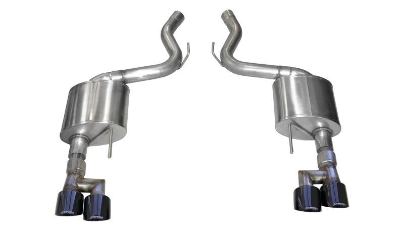 Corsa 18-19 Ford Mustang 5.0L V8 3in Sport Axle-Back Dual Rear Exit w/ 4in Black PVD Pro-Series Tips - Order Your Parts - اطلب قطعك