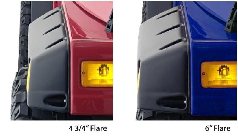 Bushwacker 97-06 Jeep TJ Pocket Style Flares 4pc - Black - Order Your Parts - اطلب قطعك