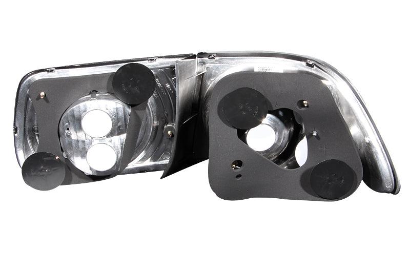 ANZO 1996-2000 Honda Civic Coupe Taillights Black - Order Your Parts - اطلب قطعك