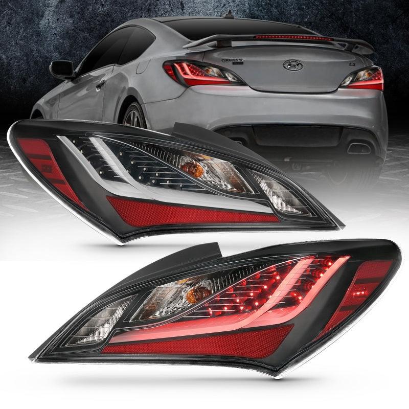 ANZO 10-13 Hyundai Genesis 2DR LED Taillights Smoke - Order Your Parts - اطلب قطعك
