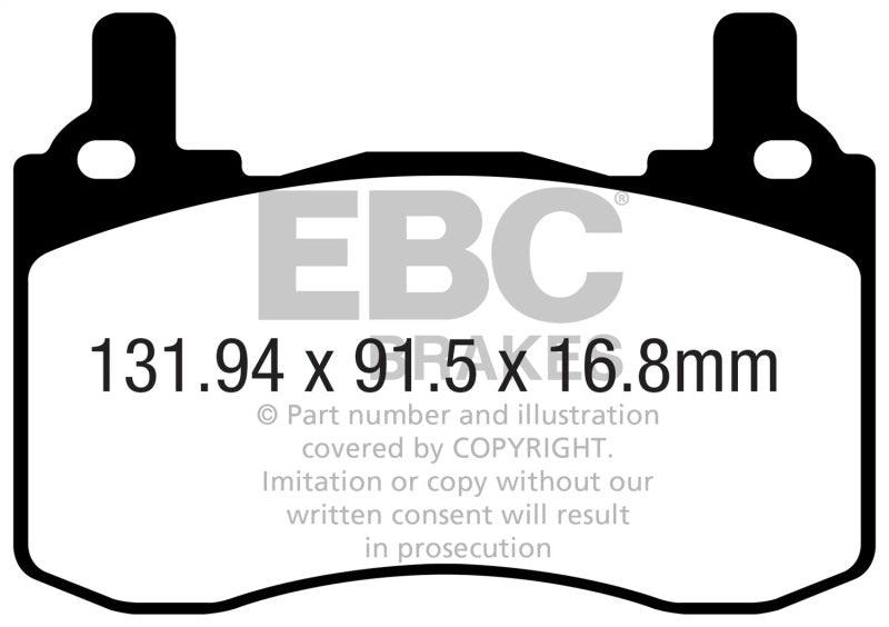 EBC 2019+ Genesis G70 2.0L Turbo (Brembo) Greenstuff Rear Brake Pads - Order Your Parts - اطلب قطعك