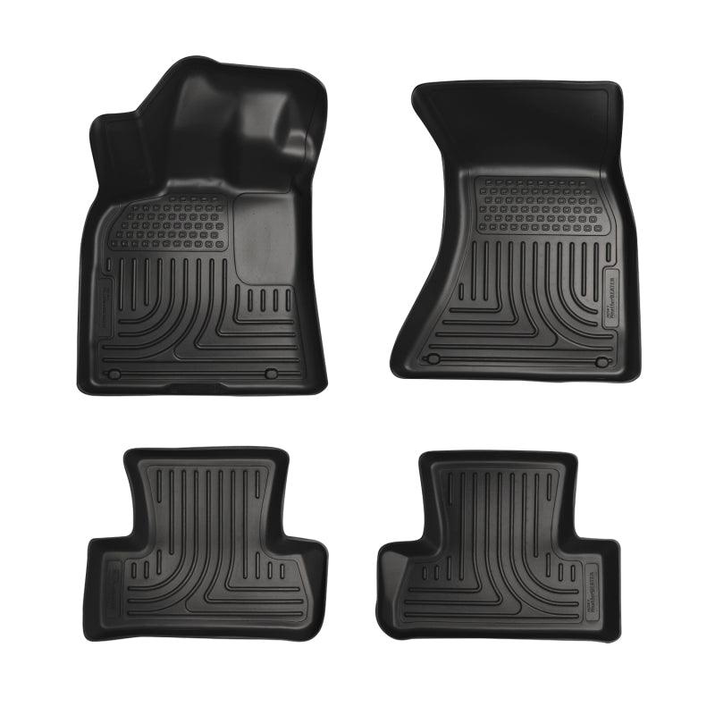 Husky Liners 11-12 Dodge Charger/Chrysler 300 (AWD Only) WeatherBeater Combo Black Floor Liners - Order Your Parts - اطلب قطعك