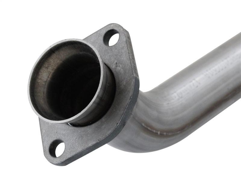 aFe Power Twisted Steel Y-Pipe Stainless Steel 2.5in 12-14 Jeep Wrangler V6 3.6L - Order Your Parts - اطلب قطعك
