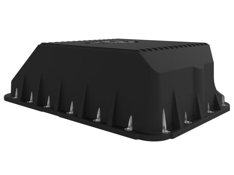 afe Transmission Pan (Black); Ford Diesel Trucks 03-10 V8-6.0/6.4L (td) - Order Your Parts - اطلب قطعك