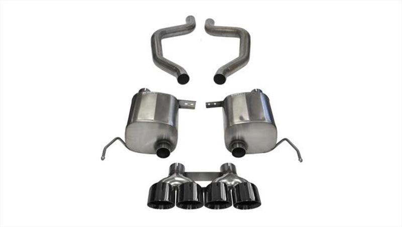 Corsa 2015 Chevy Corvette Z06 3in Axle Back Exhaust, Black Quad 4.5in Tip (Xtreme) - Order Your Parts - اطلب قطعك