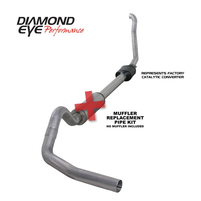 Diamond Eye KIT 4in MFLR RPLCMENT PIPE TB SGL ALUM 94-97 5 7 3L F250/F350 PWRSTROKE NFS W CARB STDS - Order Your Parts - اطلب قطعك