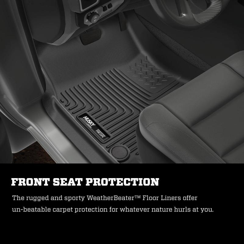 Husky Liners 2012 Dodge Ram 1500/2500/3500 Crew Cab WeatherBeater Combo Gray Floor Liners - Order Your Parts - اطلب قطعك