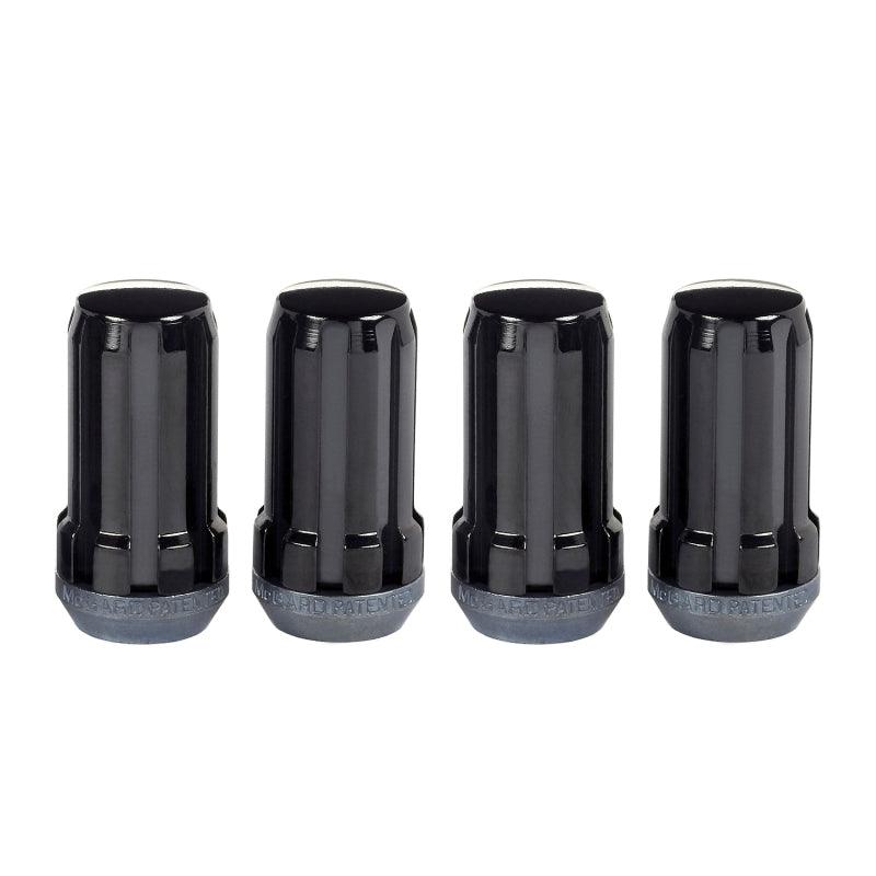 McGard SplineDrive Lug Nut (Cone Seat) M14X1.5 / 1.935in. Length (4-Pack) - Black (Req. Tool) - Order Your Parts - اطلب قطعك