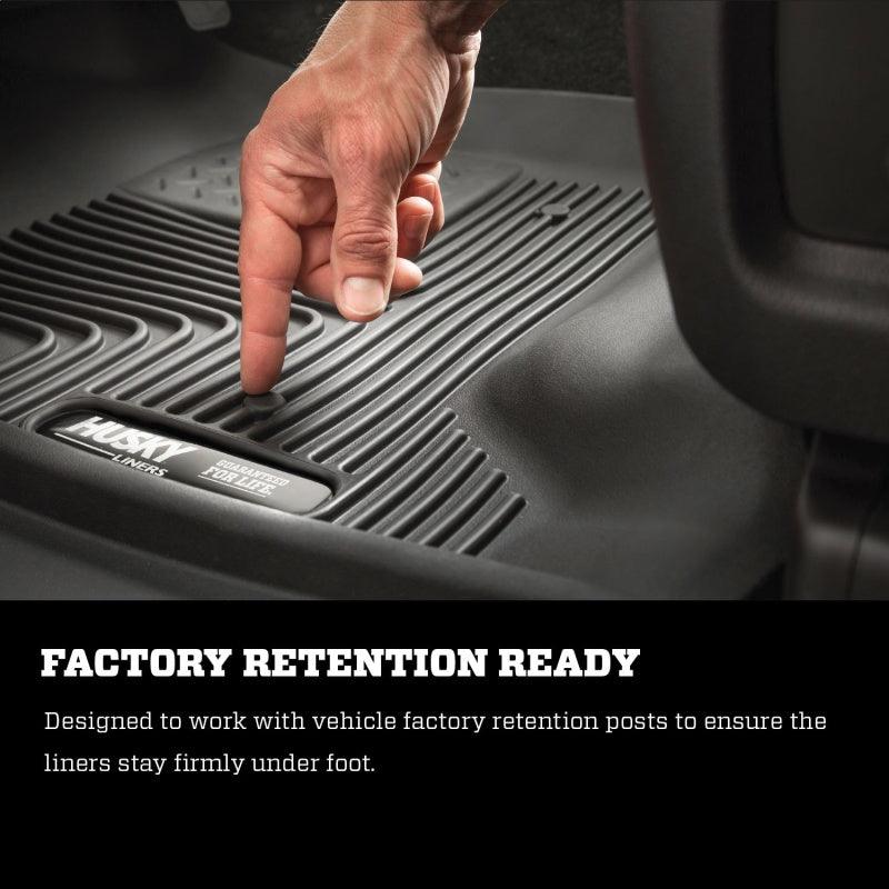 Husky Liners 07-12 GM Silverado/Tahoe/Suburban/Escalade X-Act Contour Black Floor Liners - Order Your Parts - اطلب قطعك