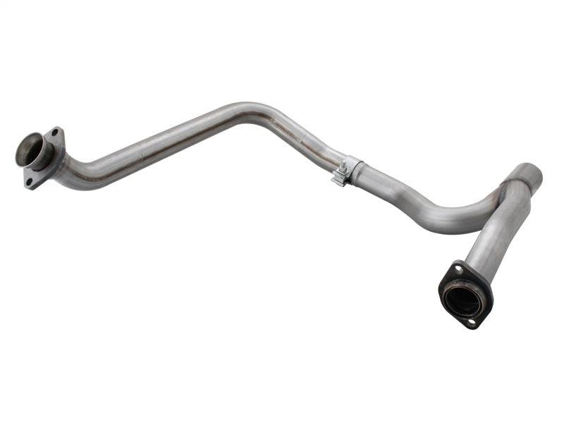 aFe Power Twisted Steel Y-Pipe Stainless Steel 2.5in 12-14 Jeep Wrangler V6 3.6L - Order Your Parts - اطلب قطعك