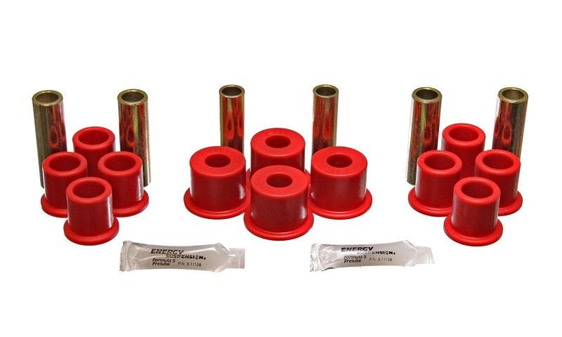 Energy Suspension 8/81-96 Ford F100/F150 2WD Red Rear Leaf Spring Bushing Set - Order Your Parts - اطلب قطعك