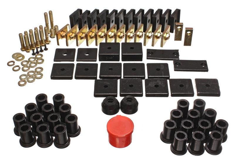 Energy Suspension 64-78 Toyota FJ40 Land Cruiser Black Hyper-Flex Master Bushing Set - Order Your Parts - اطلب قطعك