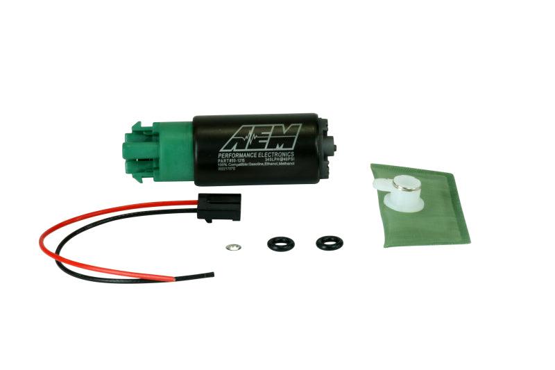 AEM 340LPH 65mm Fuel Pump Kit w/ Mounting Hooks - Ethanol Compatible - Order Your Parts - اطلب قطعك