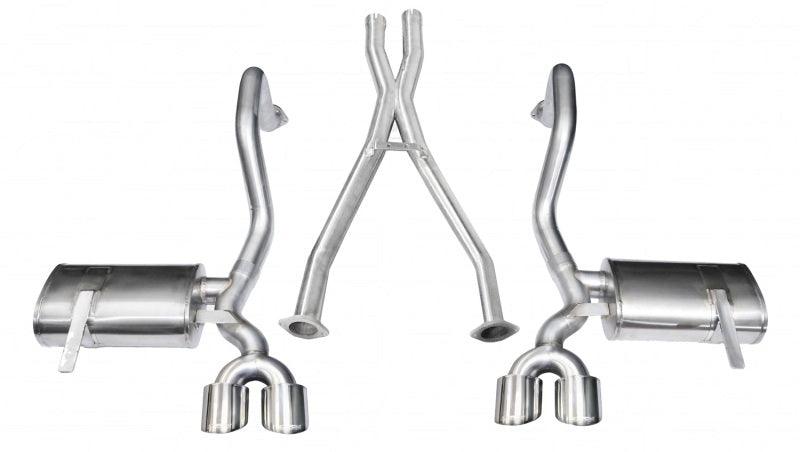 Corsa 97-04 Chevrolet Corvette C5 Z06 5.7L V8 Polished Xtreme Cat-Back + XO Exhaust - Order Your Parts - اطلب قطعك