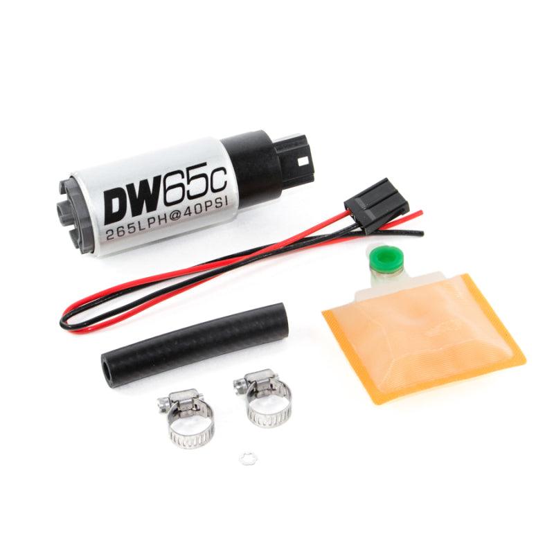DeatschWerks 265 LPH DW65C Series Compact Fuel Pump w/o Mounting Clips (w/ Universal Install Kit) - Order Your Parts - اطلب قطعك