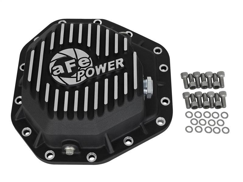 aFe Power Pro Ser Rear Diff Cover Black w/Mach Fins 2017 Ford Diesel Trucks V8-6.7L(td) Dana M275-14 - Order Your Parts - اطلب قطعك