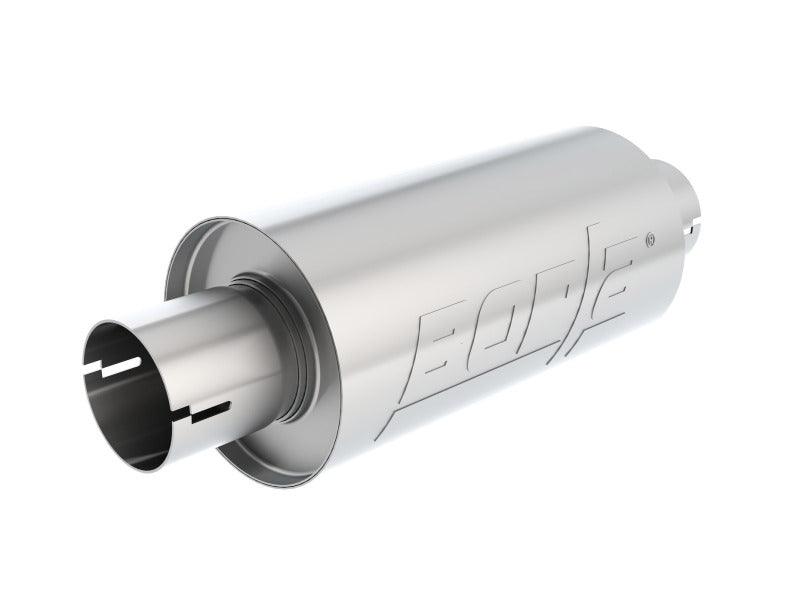 Borla S-Type Muffler 2.5in Inlet/Outlet 5in Round x 10in w/Notch - Order Your Parts - اطلب قطعك