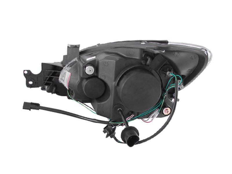 ANZO 2004-2007 Mitsubishi Lancer Projector Headlights w/ Halo Black (CCFL) - Order Your Parts - اطلب قطعك