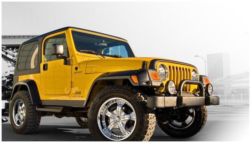 Bushwacker 97-06 Jeep TJ Pocket Style Flares 4pc - Black - Order Your Parts - اطلب قطعك