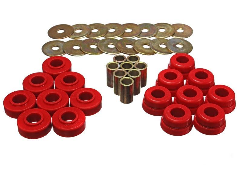 Energy Suspension Gm Body Mount Set W/Hardware - Red - Order Your Parts - اطلب قطعك
