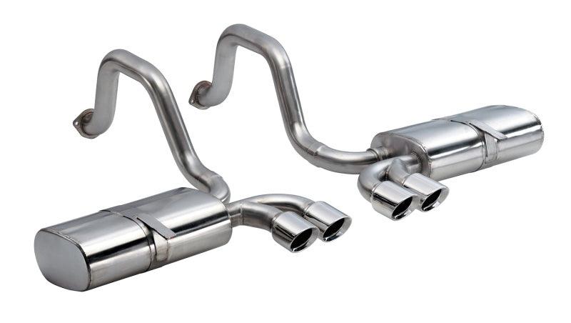 Corsa 97-04 Chevrolet Corvette C5 Z06 5.7L V8 Polished Sport Axle-Back Exhaust - Order Your Parts - اطلب قطعك
