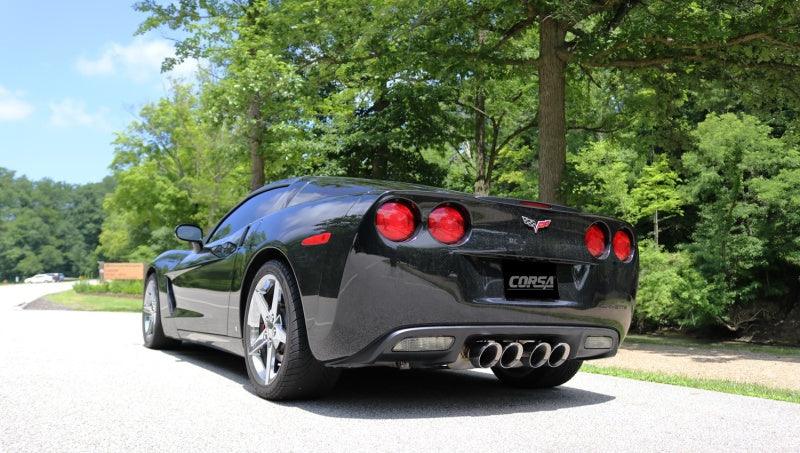 Corsa 09-13 Chevrolet Corvette (C6) 6.2L Polished Xtreme Axle-Back Exhaust w/4.5in Tips - Order Your Parts - اطلب قطعك