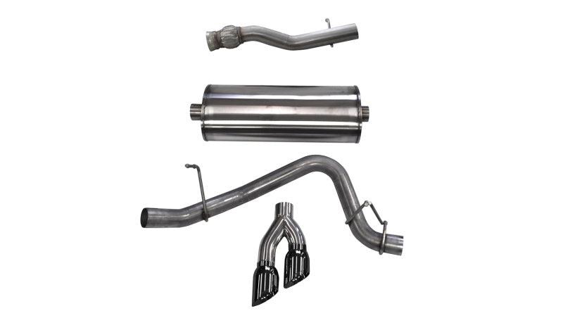 Corsa 2015 GMC Yukon Denali XL 6.2L V8 3in Cat-Back Single Side Exit Twin 4in Black Tips - Order Your Parts - اطلب قطعك