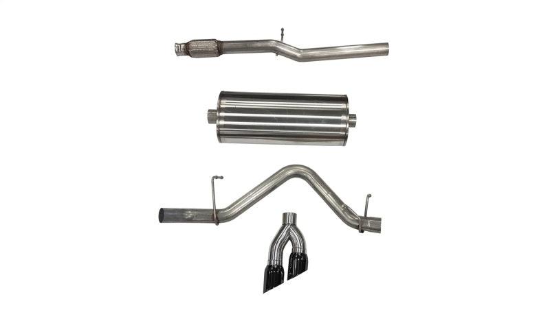 Corsa 2019+ Chevy Silverado 1500 5.3L Crew Cab Short Bed Sport Cat-Back Dual Rear Exit w/ Black Tips - Order Your Parts - اطلب قطعك