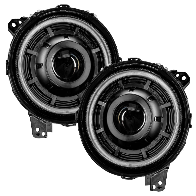 Oracle Jeep JL/Gladiator JT Oculus Bi-LED Projector Headlights - Amber/White Switchback