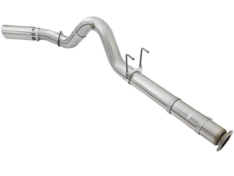 aFe ATLAS 5in DPF-Back Alum Steel Exhaust System w/Polished Tip 2017 Ford Diesel Trucks V8-6.7L (td) - Order Your Parts - اطلب قطعك